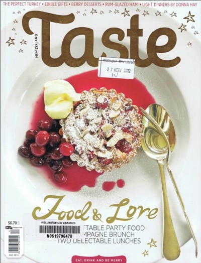 Taste Magazine (NZ), December 2012 (#86)