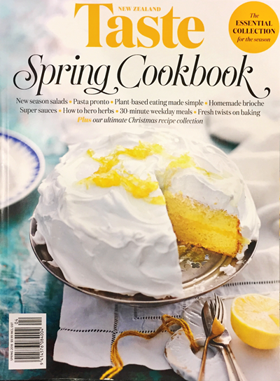 Taste Magazine (NZ), Spring 2018 (#130): Spring Cookbook/Christmas Collection