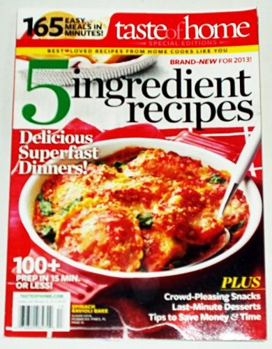 Taste of Home - 5 Ingredient Recipes 2013