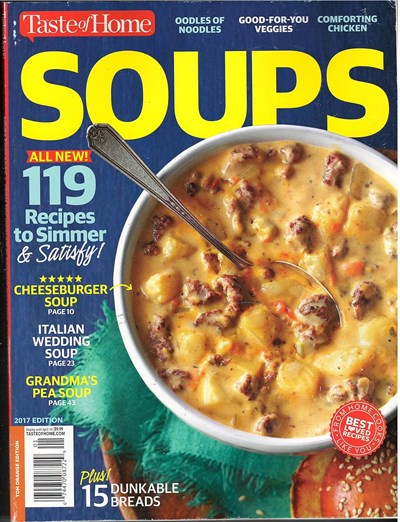Taste of Home Magazine - Soups