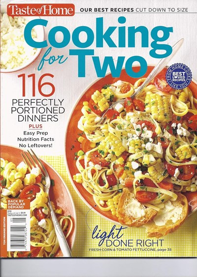 Taste of Home Magazine - Cooking for Two