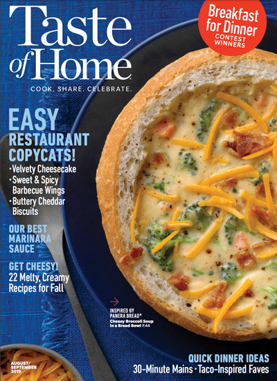 Taste of Home Magazine, Aug/Sep 2019