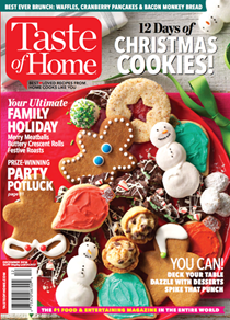 Taste of Home Magazine, December 2016