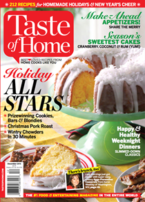 Taste of Home Magazine, December 2015