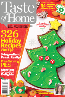 Taste of Home Magazine, December 2013