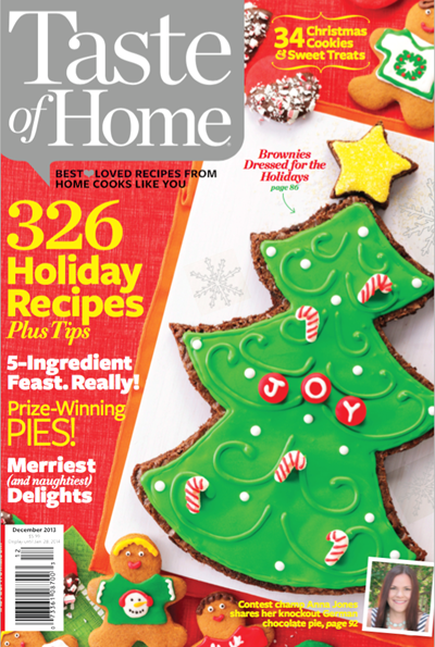 Taste of Home Magazine, December 2013