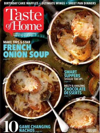 Taste of Home Magazine, Feb/Mar 2018