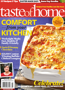 Taste of Home Magazine, Feb/Mar 2013