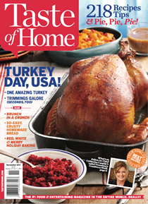 Taste of Home Magazine, November 2014