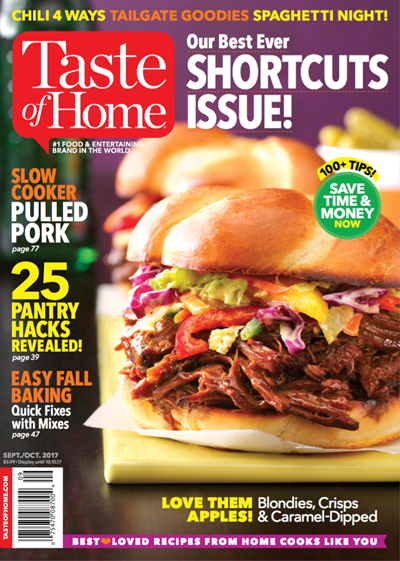 Taste of Home Magazine, Sep/Oct 2017: Our Best Ever Shortcuts Issue