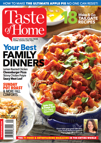 Taste of Home Magazine, Sep/Oct 2016