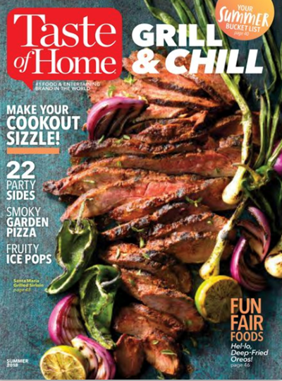 Taste of Home Magazine, Summer 2018