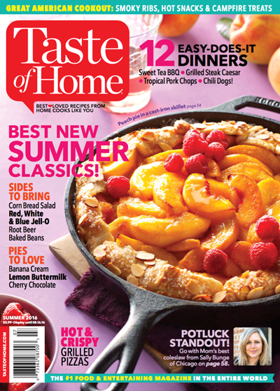 Taste of Home Magazine, Summer 2016