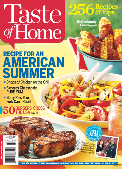 Taste of Home Magazine, Summer 2014