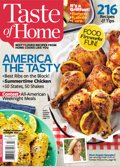Taste of Home Magazine, Summer 2013