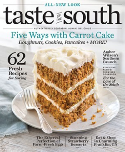 Taste of the South Magazine, Mar/Apr 2018