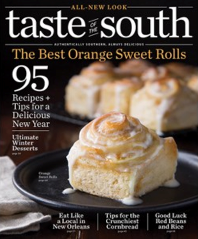 Taste of the South Magazine, Jan/Feb 2019