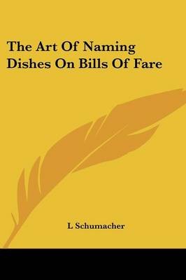 The Art of Naming Dishes on Bills of Fare