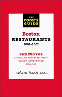 The Cook's Guide to Boston Restaurants
