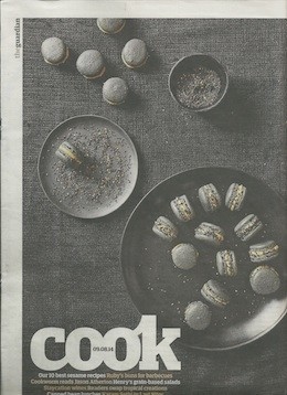 The Guardian Cook supplement, August 9, 2014