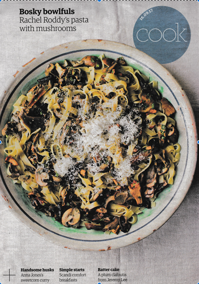 The Guardian Cook supplement, September 16, 2017