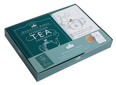 The Official Downton Abbey Afternoon Tea Cookbook Gift Set: Cookbook and Tea Towel Set