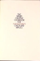 The Tappan Creative Cookbook for Microwave Ovens and Ranges