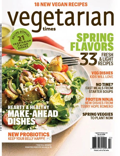 Vegetarian Times Magazine, March 2016