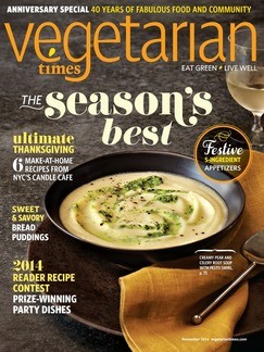 Vegetarian Times Magazine, November 2014: 40th Anniversary Special