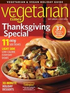 Vegetarian Times Magazine, November 2015: Thanksgiving Special