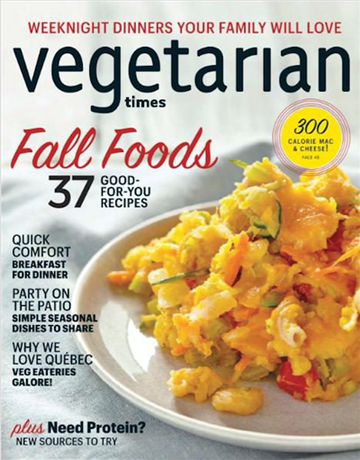 Vegetarian Times Magazine, Sep/Oct 2016