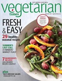 Vegetarian Times Magazine, September 2012