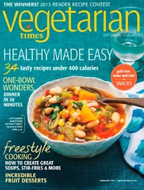 Vegetarian Times Magazine, September 2013
