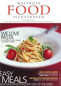 Waitrose Food Illustrated Magazine, April 2002