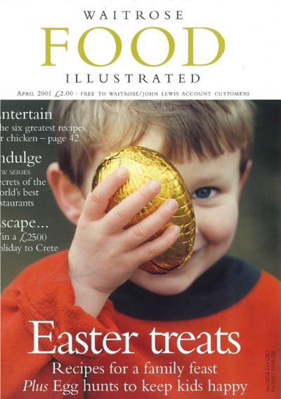 Waitrose Food Illustrated Magazine, April 2001