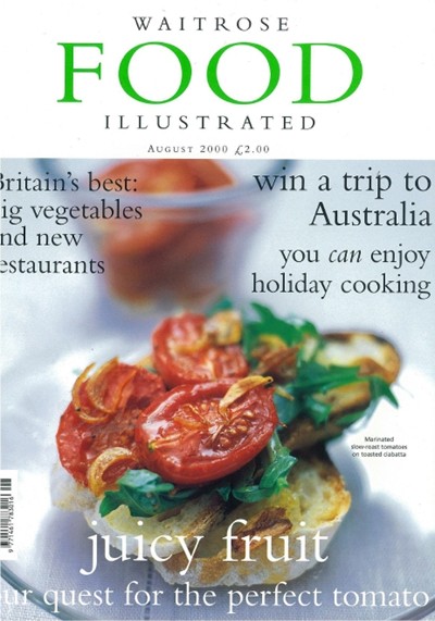 Waitrose Food Illustrated Magazine, August 2000