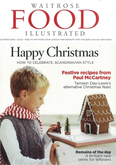 Waitrose Food Illustrated Magazine, December 2008