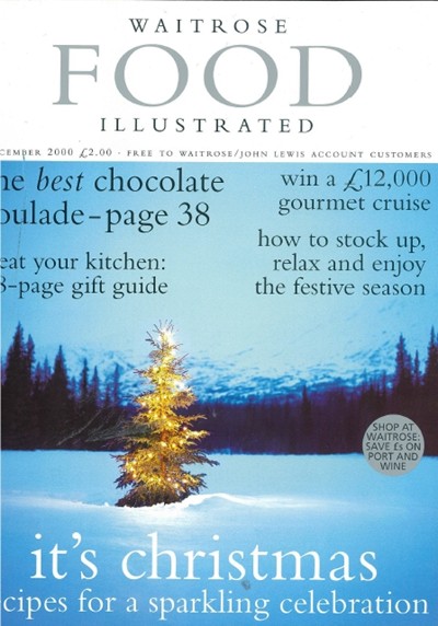 Waitrose Food Illustrated Magazine, December 2000