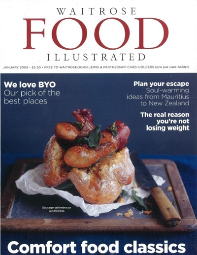 Waitrose Food Illustrated Magazine, January 2009