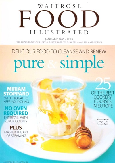 Waitrose Food Illustrated Magazine, January 2005