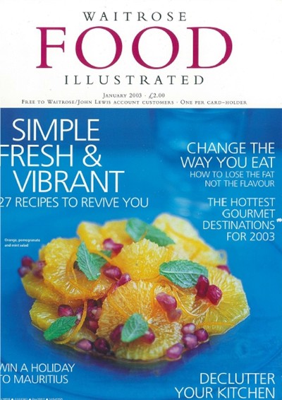 Waitrose Food Illustrated Magazine, January 2003