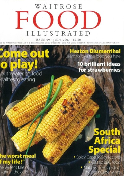 Waitrose Food Illustrated Magazine, July 2007: South Africa Special