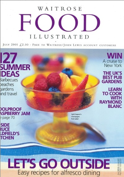 Waitrose Food Illustrated Magazine, July 2001