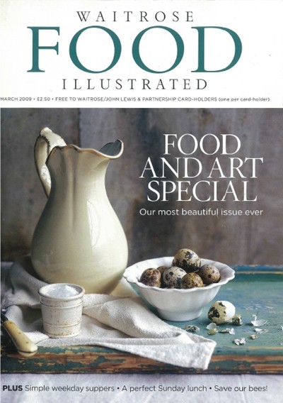 Waitrose Food Illustrated Magazine, March 2009: Food and Art Special