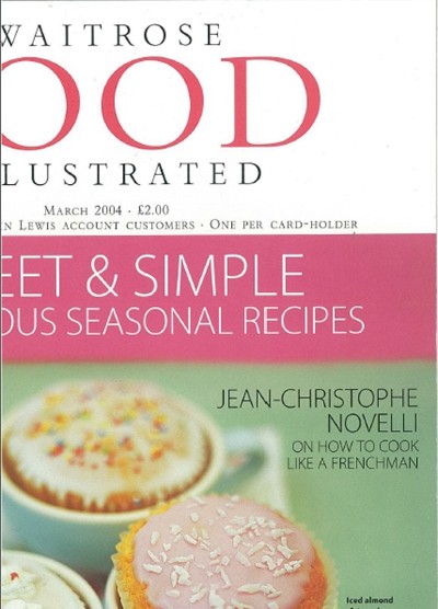 Waitrose Food Illustrated Magazine, March 2004