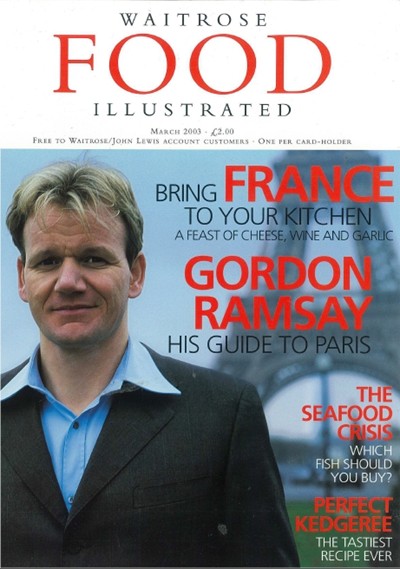 Waitrose Food Illustrated Magazine, March 2003