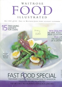 Waitrose Food Illustrated Magazine, May 2001: Fast Food Special
