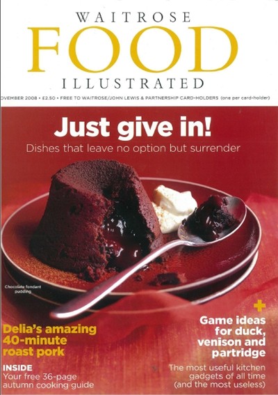 Waitrose Food Illustrated Magazine, November 2008