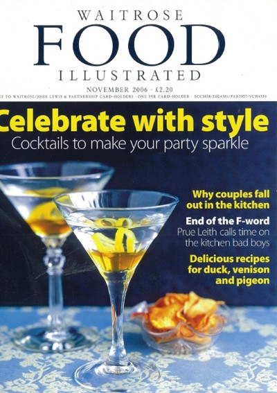 Waitrose Food Illustrated Magazine, November 2006