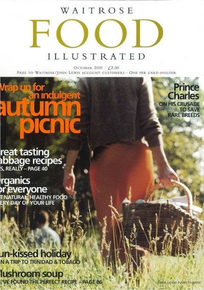 Waitrose Food Illustrated Magazine, October 2001